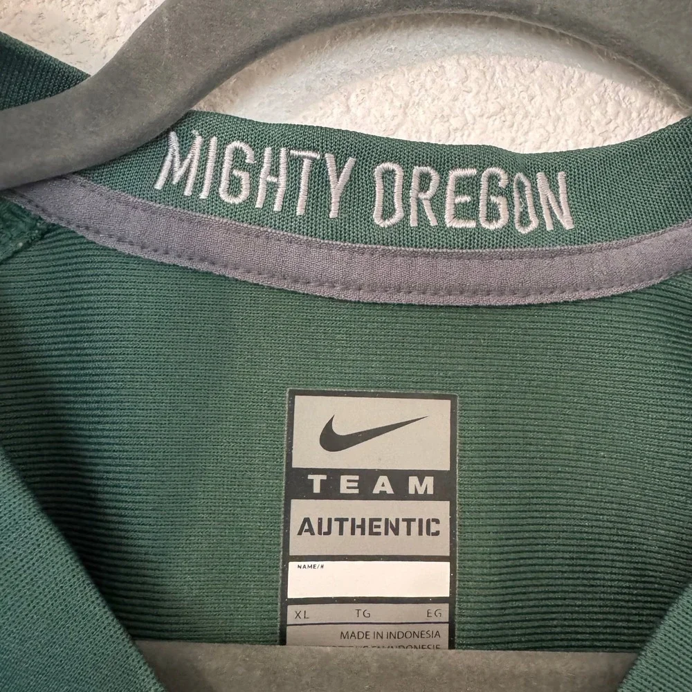 VTG Nike NCAA Oregon Ducks Football Jersey‎ #6 Womens XL Green Blokecore